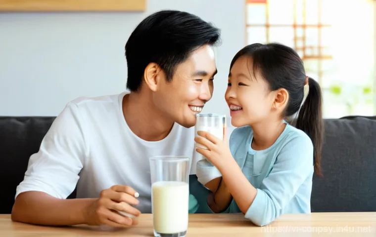 소비자 신뢰와 감정적 요인 - **Prompt:** A heartwarming scene depicting a happy young Vietnamese family. A mother and father, bot...